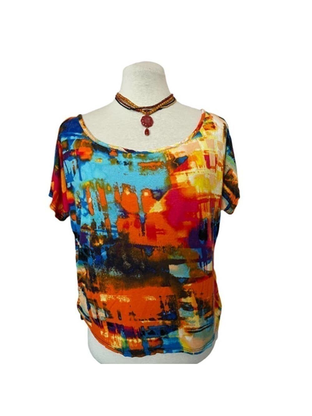𝅺❤️ American City Wear Short Sleeve Crop Top Size M